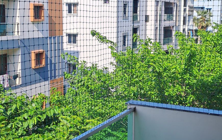 Balcony Safety Nets Installation
